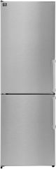FORNO® Guardia 24" 10.8 Cu. Ft. Stainless Steel Counter Depth Bottom Freezer Refrigerator-0
