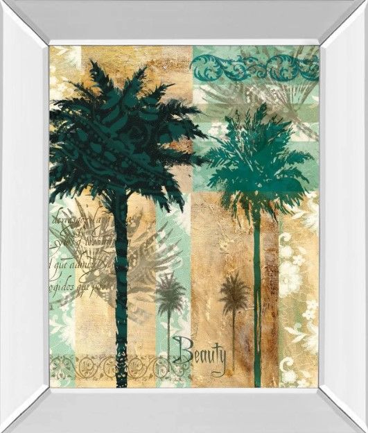 Classy Art Palm Il by Maeve Fitzsimons Framed Wall Art-0