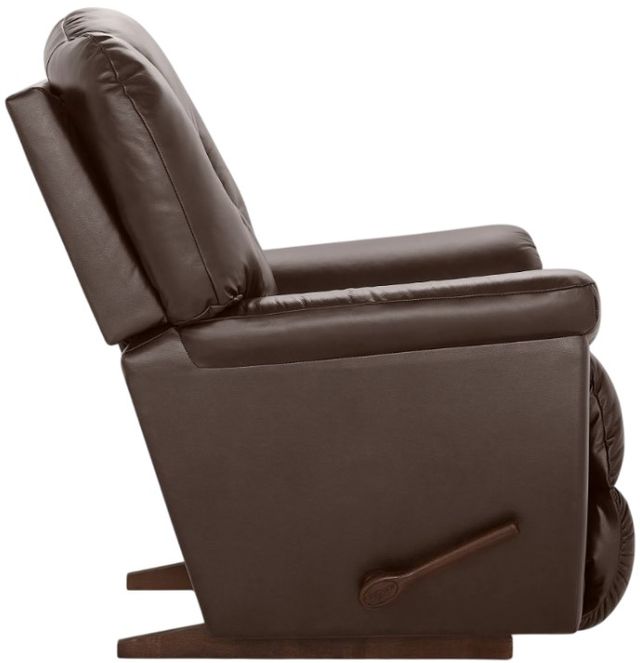 La-Z-Boy® Maverick Dark Chocolate Leather Manual Wall Recliner-2