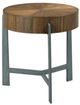 American Drew® AD Modern Synergy Walnut Framing Lamp Table with Gray Base-0