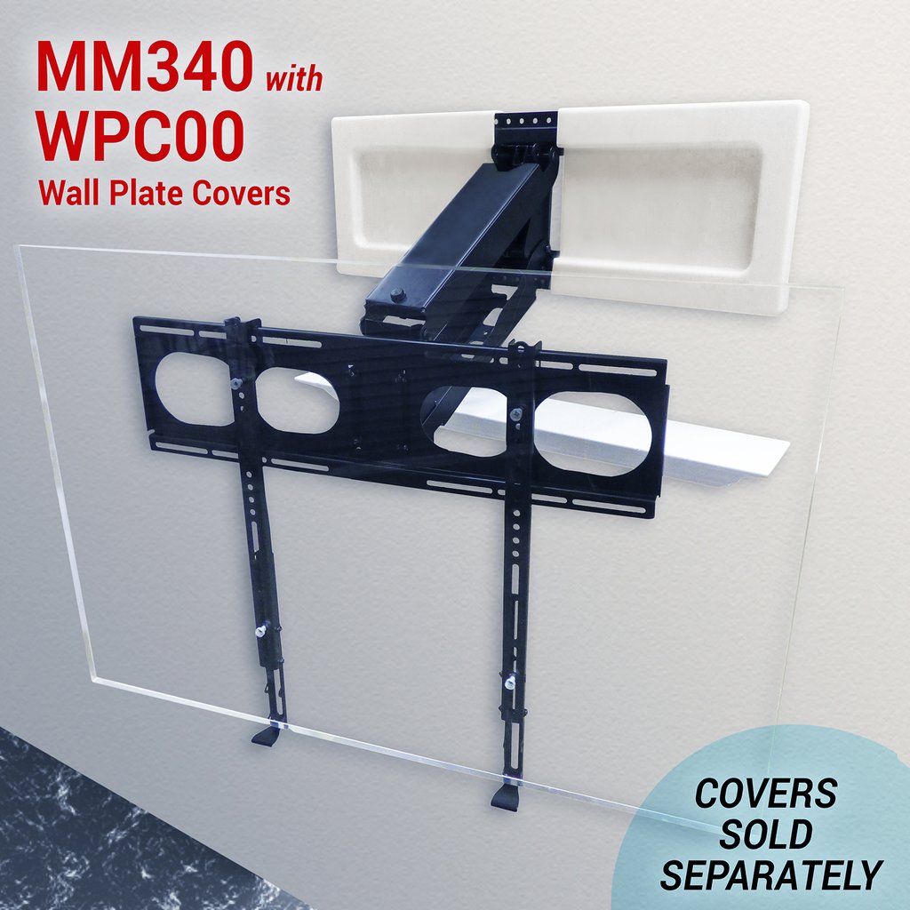 MantelMount MM340 Standard Pull Down TV Mount - Thumbnail 4