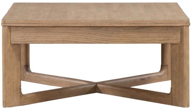 Liberty Furniture Ballentine Weathered Bronze Square Cocktail Table-2