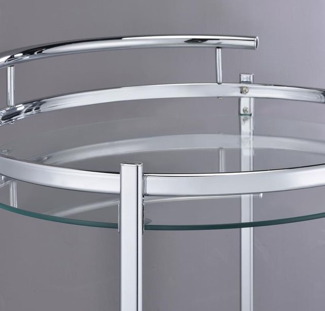 Coaster® Chrissy Chrome Bar Cart-2