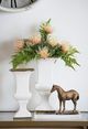 A & B Home Elliette Gold/White Decorative Urn-3