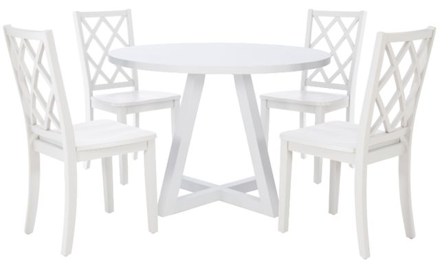 Powell® Maui 5-Piece White Dining Set-0