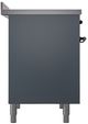 Ilve® Nostalgie II Series 40" Blue Grey Pro Style Induction Range-3