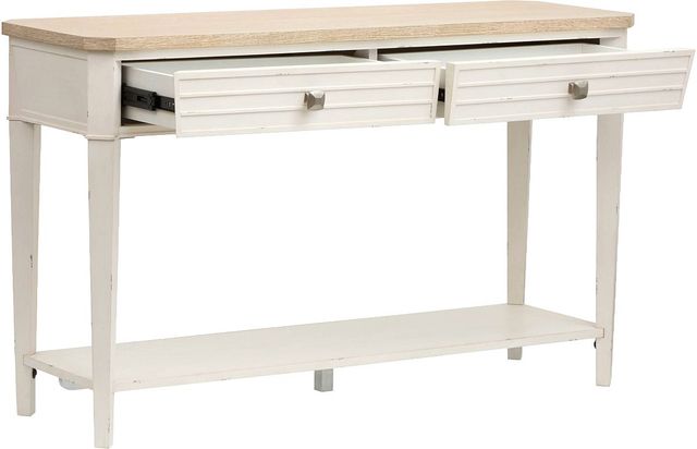 Magnussen Home® Echo Isles Driftwood/Sea Pearl Rectangular Sofa Table-1