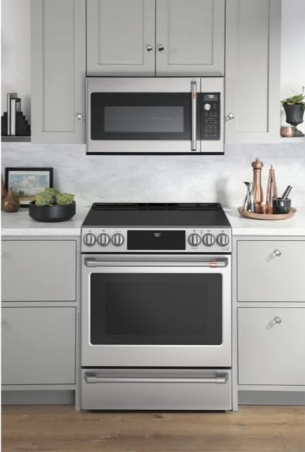 Café 30" Stainless Steel Slide-In Electric Range