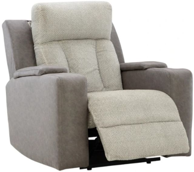 Signature Design by Ashley® Stately Check Sisal Power Recliner with Adjustable Headrest-3