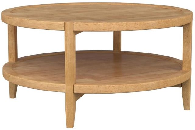 Coaster® Camillo Maple Brown Round Coffee Table-1
