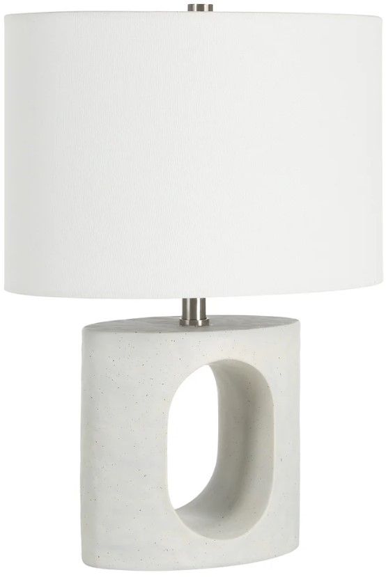 Renwil® Everren Damian Black Speckled/Gray Table Lamp-0