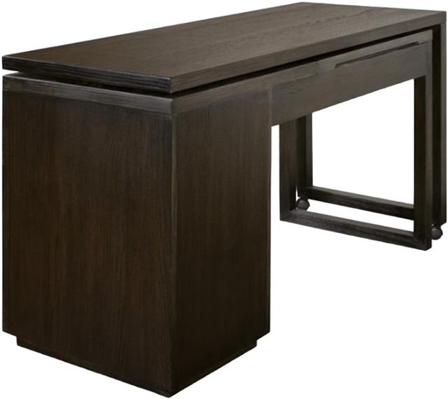 Riverside Furniture Prelude Umber Swivel Lift-Top L-Desk-3