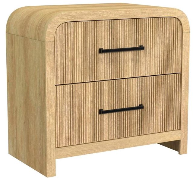 Elements International Ridgemont Natural Nightstand-0
