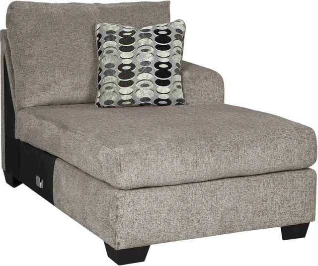 Signature Design by Ashley® Ballinasloe 3-Piece Platinum Right-Arm Facing Sectional and Chaise-4
