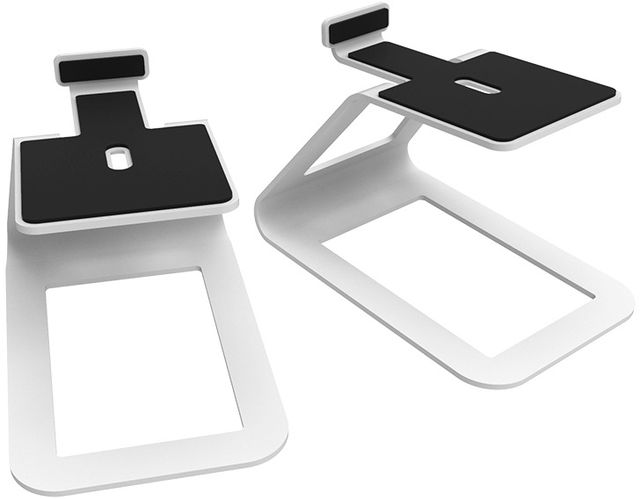 Kanto White Desktop Speaker Stand Pair-0