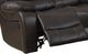 Titus Furniture Chocolate Recliner Love Seat-1