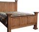 Vintage Furniture Mansion Wax Queen Panel Bed-1