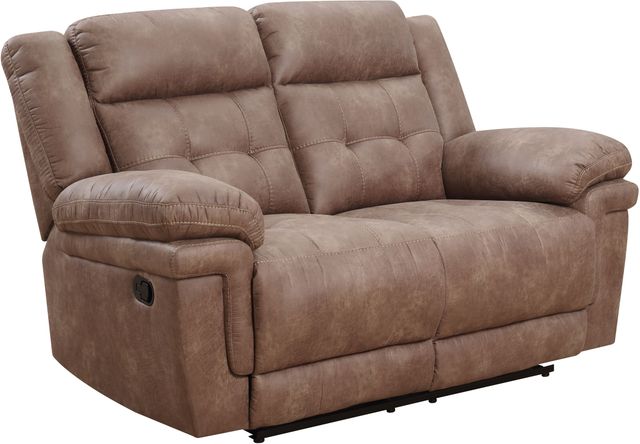 Steve Silver Co. Anastasia Cocoa Manual Reclining Loveseat-0