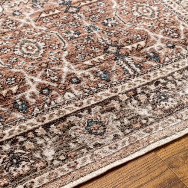 Surya Carlisle Medium Brown 4'x6' Area Rug-4