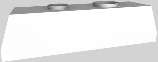 Vent-A-Hood® 48" White Wall Mounted Liner Insert-3