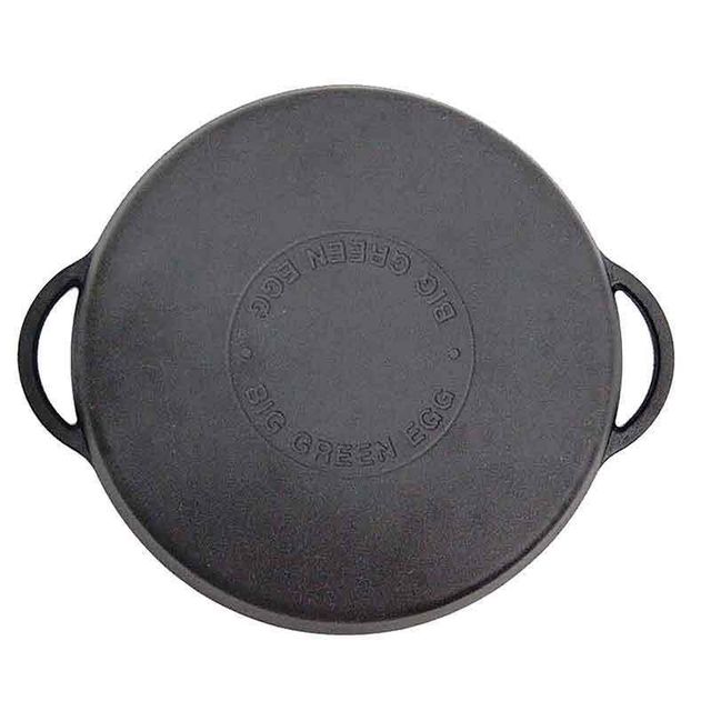 Big Green Egg® 10.5" Black Cast Iron Skillet Cookware-1