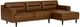EQ3 Customizable Remi 2-Piece Horizontal Pull Leather Right-Arm Facing Sofa Sectional and Chaise-0