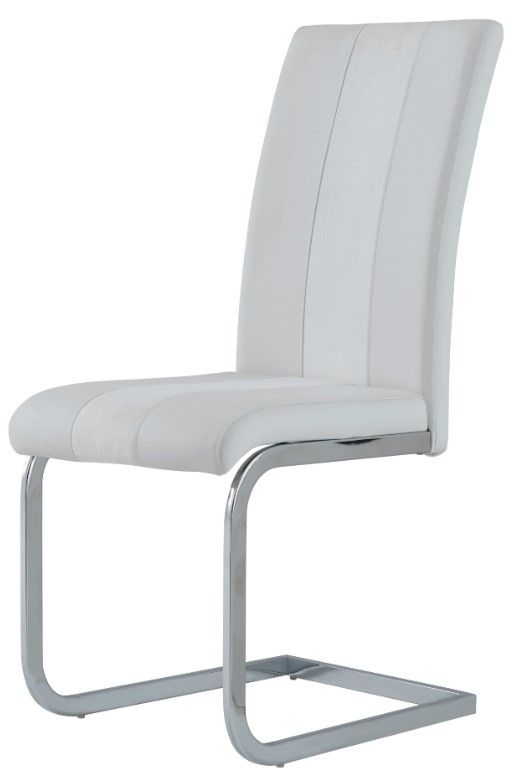 Global Furniture USA D915 2-Piece White Dining Chair Set-3