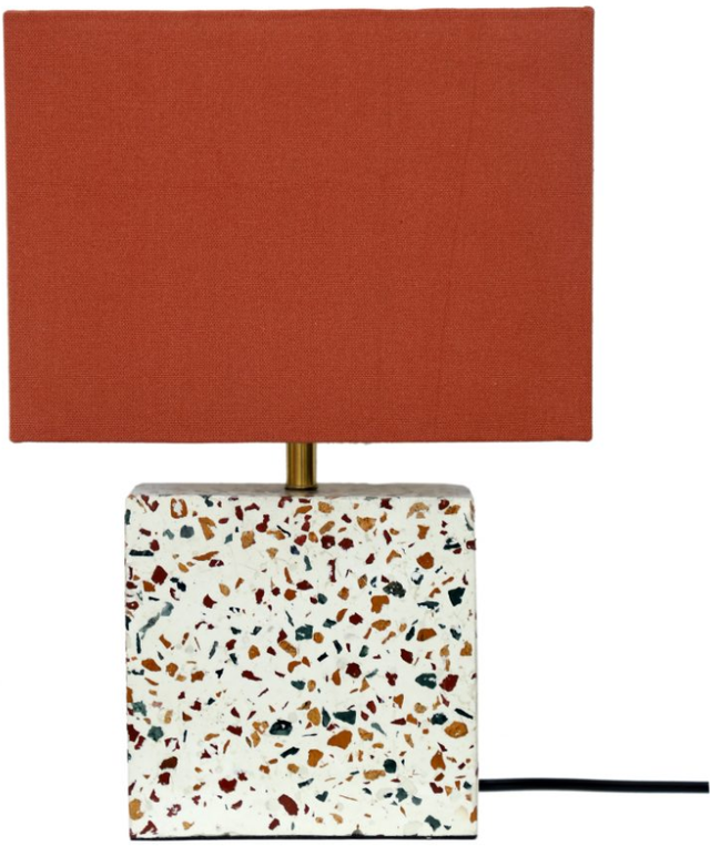Moe's Home Collection Terrazzo White Table Lamp-0
