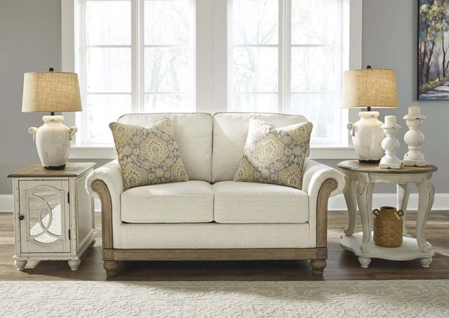 Benchcraft® Stoneleigh Alabaster Loveseat-3