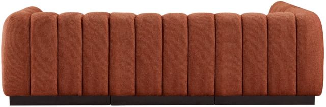 Meridian Furniture Quinn 4-Piece Cognac Left-Arm Facing Sectional-3