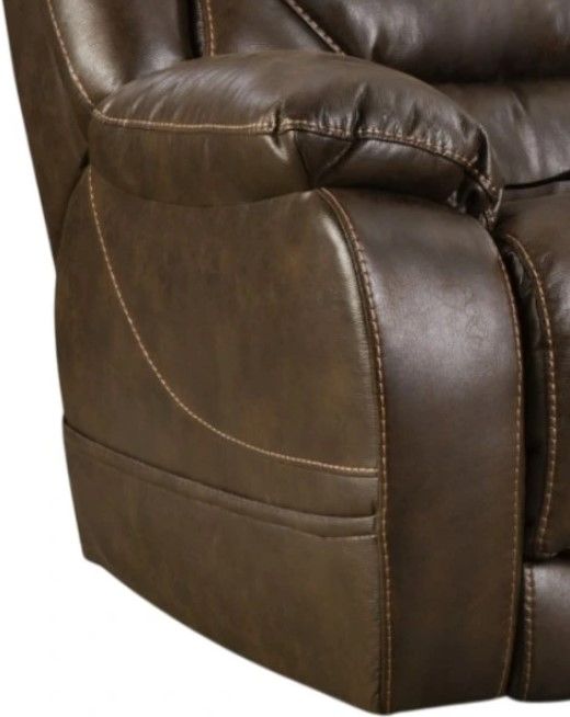 HomeStretch Enterprise Walnut Wall-Saver Power Recliner-1