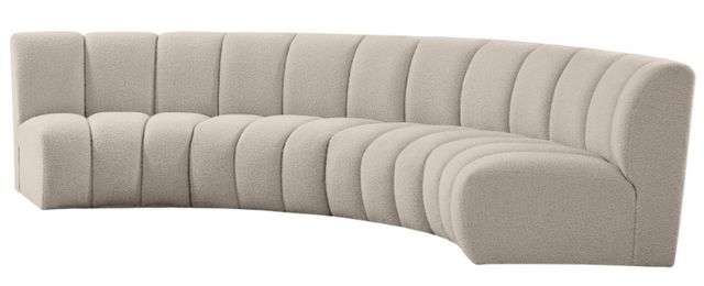 Meridian Furniture Infinity 4-Piece Taupe 148" Modular Sectional-1