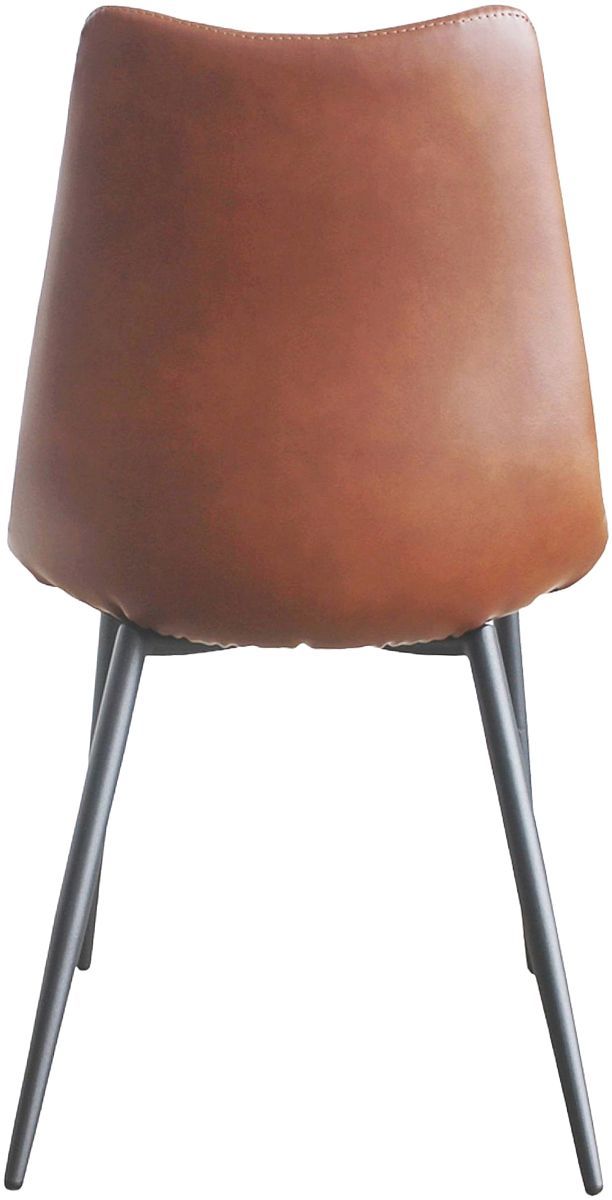 Moe's Home Collection Alibi 2-Piece Brown Dining Chair Set-3