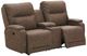 Best® Home Furnishings Customizable Maverly Leather Manual Rocker Reclining Loveseat with Console -1