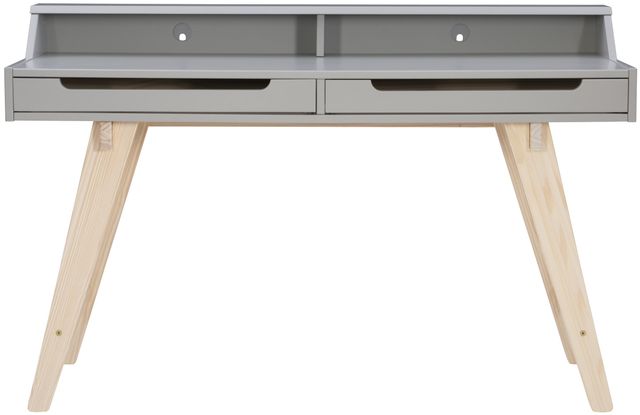Linon Seattle Gray/Natural Office Desk-1