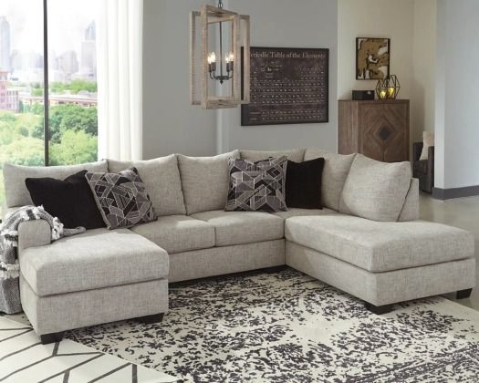 Benchcraft® Megginson 2-Piece Storm U-Shape Chaise Sectional-7