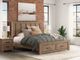 Signature Design by Ashley® Oliandon Light Brown King Storage Panel Bed-1