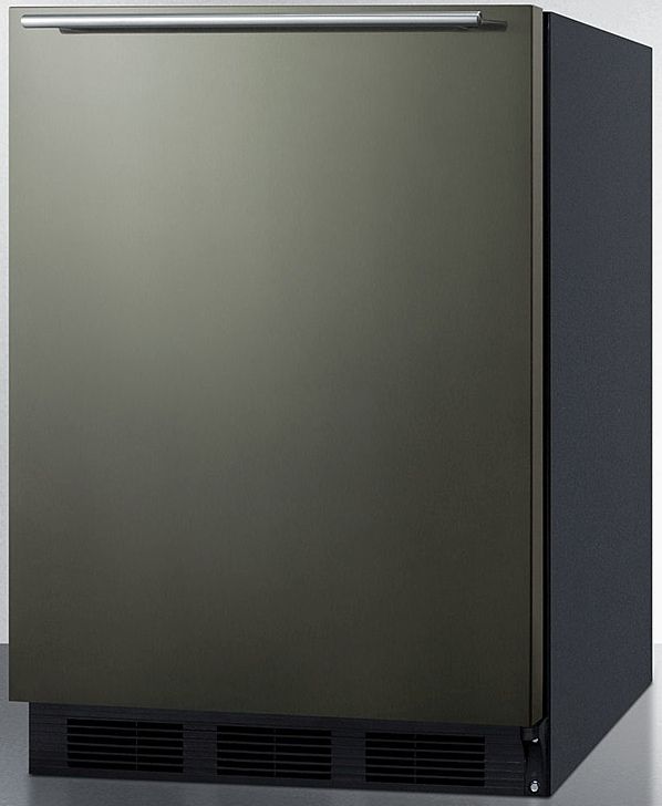 Summit® 5.5 Cu. Ft. Stainless Steel Under the Counter Refrigerator-1