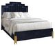 New Classic® Home Furnishings Empire 4-Piece Black Queen Panel Bedroom Set-2