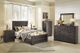 Signature Design by Ashley® Brinxton 5-Piece Charcoal Full Panel Headboard Set-5