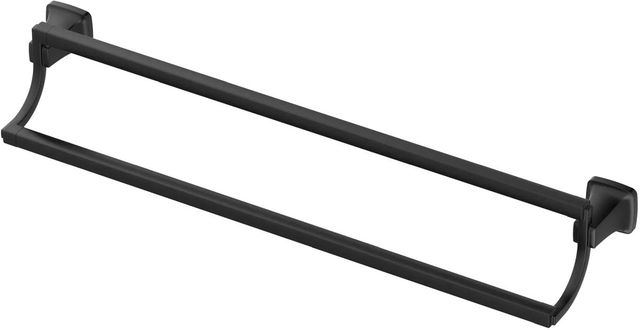American Standard Townsend® Matte Black 24" Double Towel Bar-2