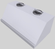 Vent-A-Hood® 48" Wall Mounted Range Hood-White-3