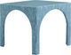 TOV Furniture Tomlin Teal Chenille Mahjong Table-4