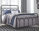 Signature Design by Ashley® Nashburg Black Youth Full Metal Rod Bed-4
