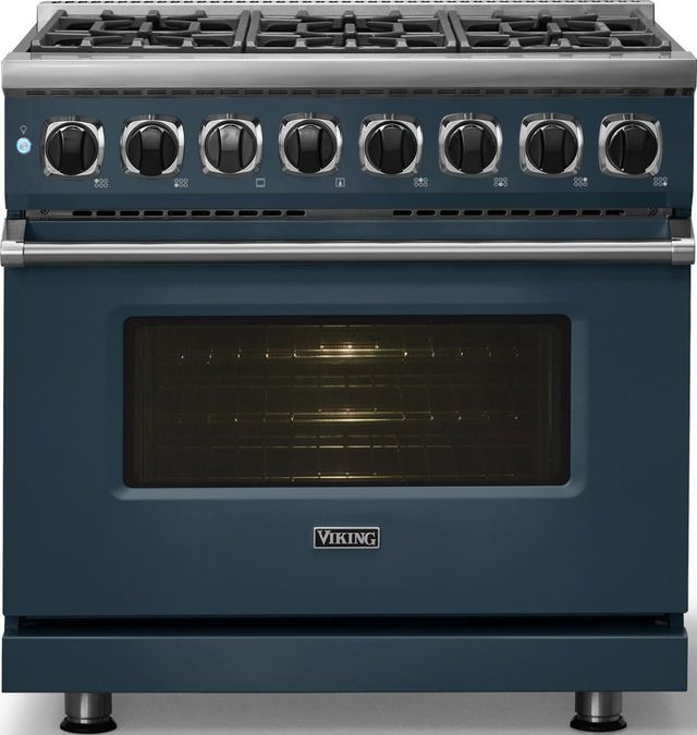 Viking® 7 Series 36" Squall Pro Style Dual Fuel Range-2