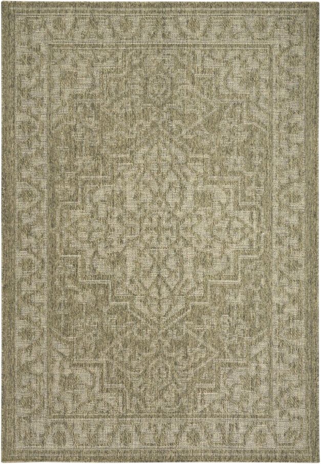 Nourison Home™ Tulum TLM05 Olive 5'x7' Style 3 Area Rug-0