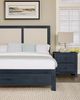 Artisan & Post by Vaughan-Bassett Indigo/Linen Queen Upholstered Bed-1