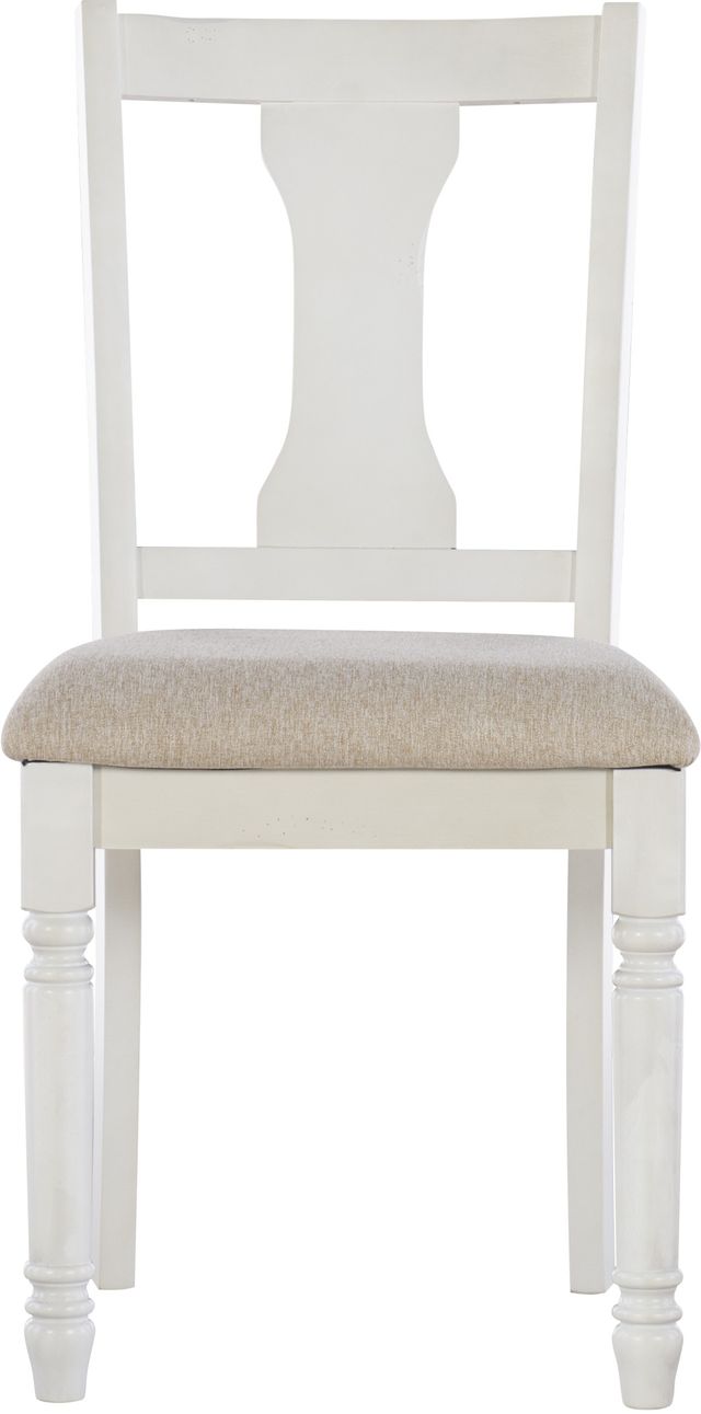 Powell® Willow Light Tan/Vanilla White Side Chair-3