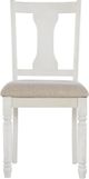Powell® Willow Light Tan/Vanilla White Side Chair-3
