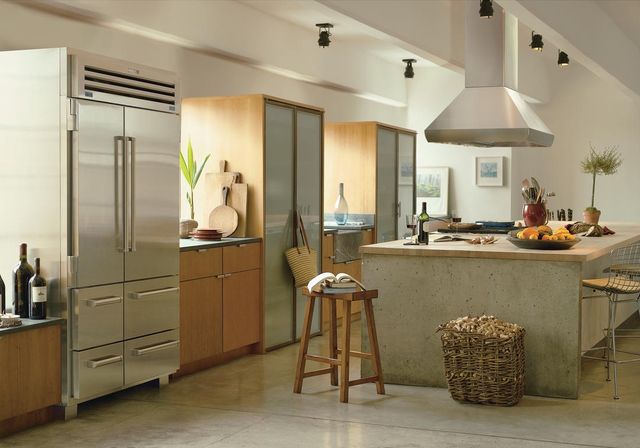 Wolf® Pro 54" Stainless Steel Island Ventilation Hood-1